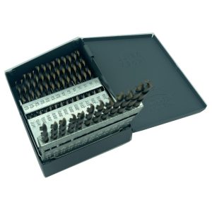 60PC NUMBER Black & Gold Jobber Drill Bit Set