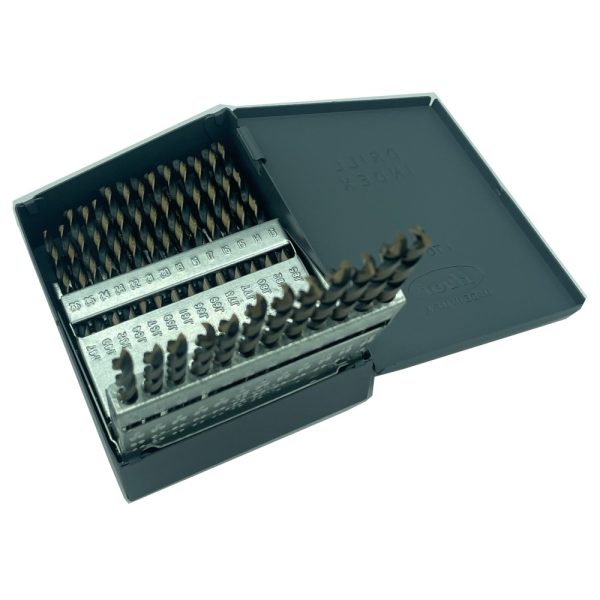 60PC NUMBER Black & Gold Jobber Drill Bit Set