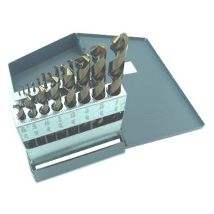 21PC Fractional COBALT Jobber Drill Bit Set