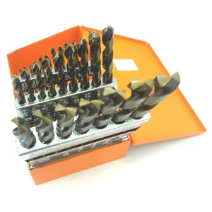 29PC Fractional COBALT Jobber Drill Bit Set (Orange Box)