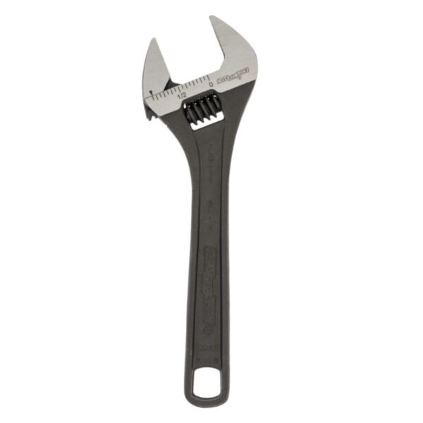 CHANNELLOCK Adjustable Wrench Black Handle