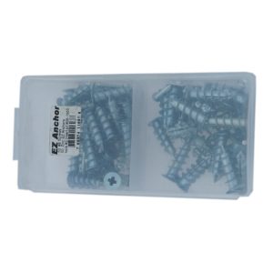 50PC. EZ ZINC Metal ANCHOR Drill Kit