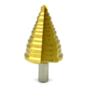 HSS Step Drill Bit (Titanium Finish)