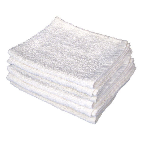 White Cotton Terry Rags